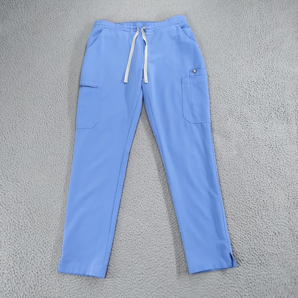 FIGS Cargo Scrub Pants Womens Small Blue Excellent Straight Leg TW2000R